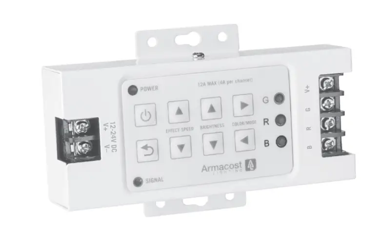 Armacost Rgb14rem Wireless Touchpad For 30 Color Rgb Led Controller User Guide