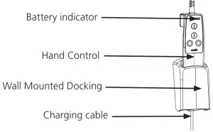 Hand control charging
