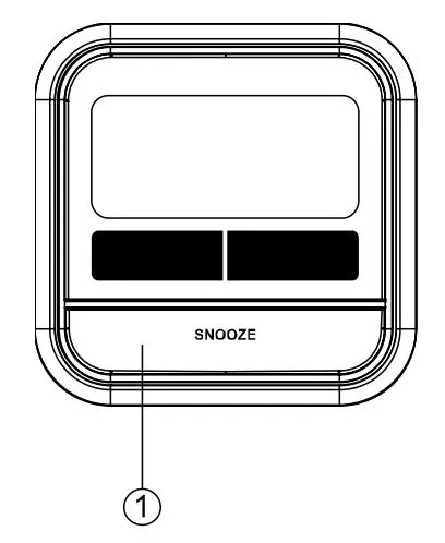 SBOL WQ 140 Solar Powered Alarm Desktop Clock - figure 1