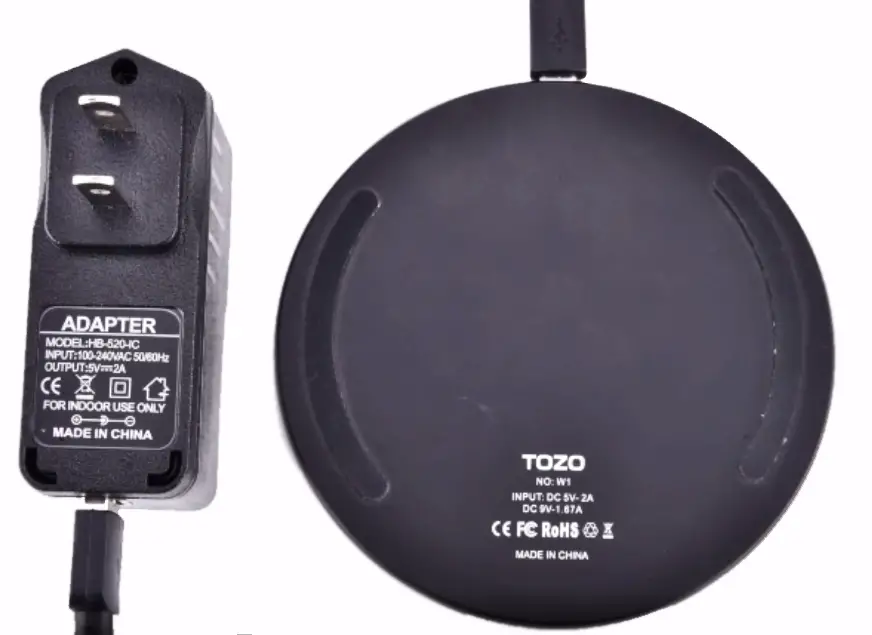 TOZO wireless charger Manual