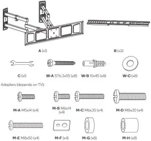 Wall mount assembly
