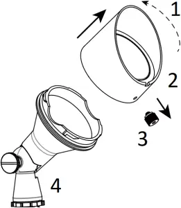 AAL-1031-4-B-BZ - Remove Glare GuardA