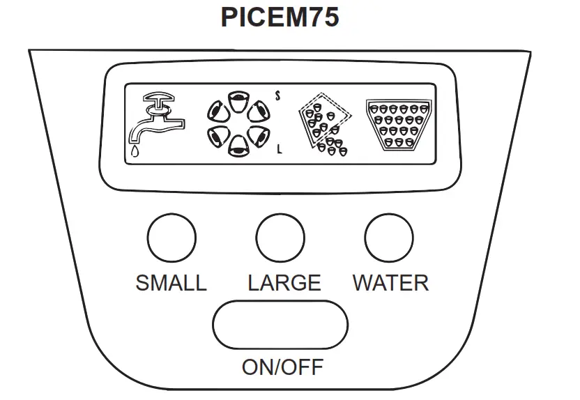 nutrichef Ice Maker & Dispenser - Control Panel Operation