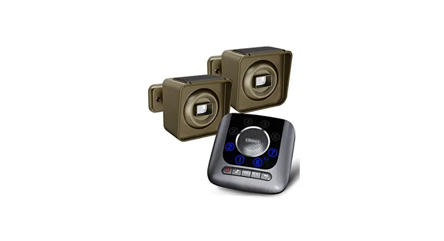 Chtoocy Ch-2056-brown-1t2 Solar Wireless Driveway Alarm User Guide