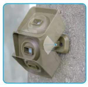 CHTOOCY CH-2056-Brown-1T2 Solar Wireless Driveway Alarm - install the sensor