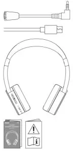 hama 00184112 Teens Guard Bluetooth Children's Headphones - Package contents