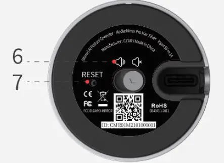 CZUR Mirror Sitting Posture Corrector FIG-3