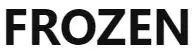 FROZEN logo