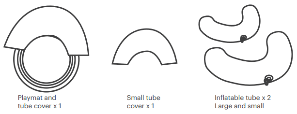 BABYZEE 43063956 Sit Me Deluxe Floor Seat - Parts