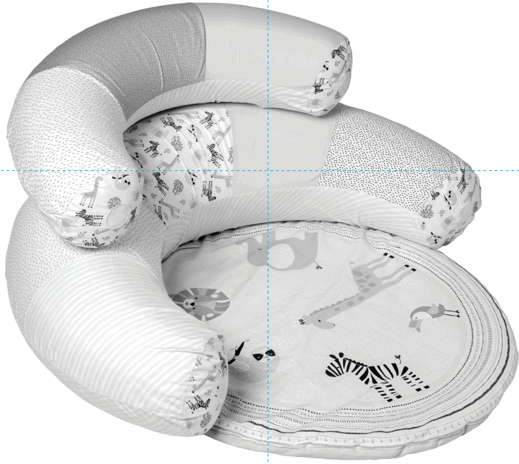 BABYZEE 43063956 Sit Me Deluxe Floor Seat