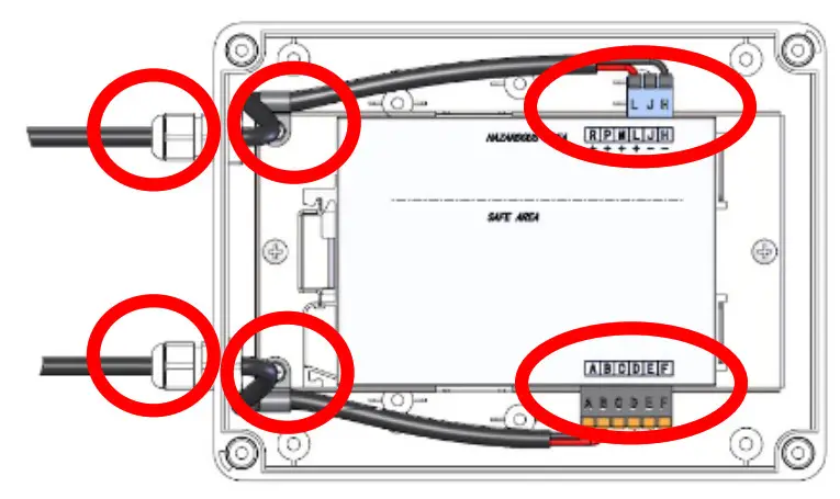 Plug connectors back into the barrier