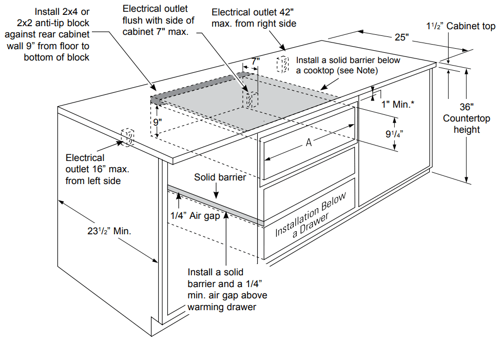 GE Appliances PKW7000 Electric Warming Drawer - COUNTERTOP