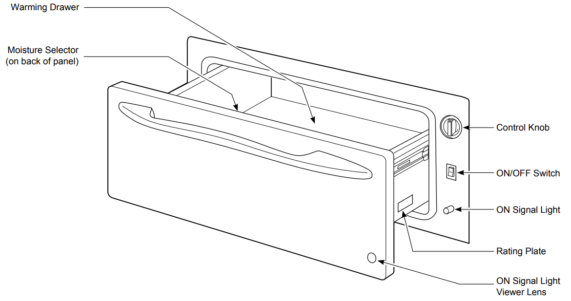 GE Appliances PKW7000 Electric Warming Drawer - Features