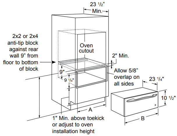 GE Appliances PKW7000 Electric Warming Drawer - SINGLE OVEN