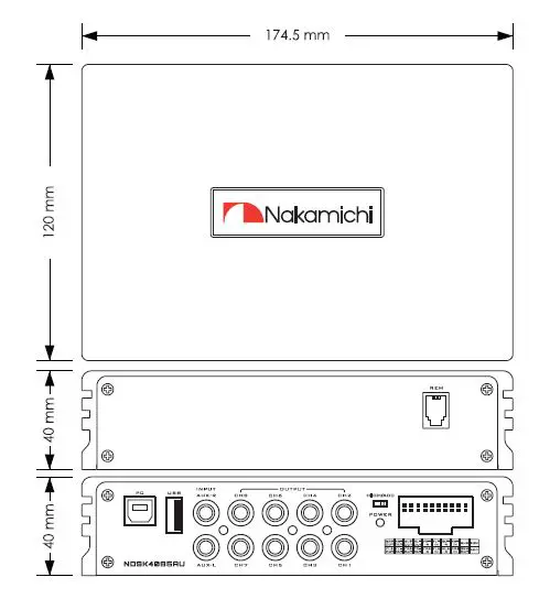 Nakamichi NDSK4085AU Digital Sound Processor fig1