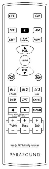 PARASOUND-NewClassic-200-Pre-Stereo-Preamplifier-and-DAC-Remote-Control