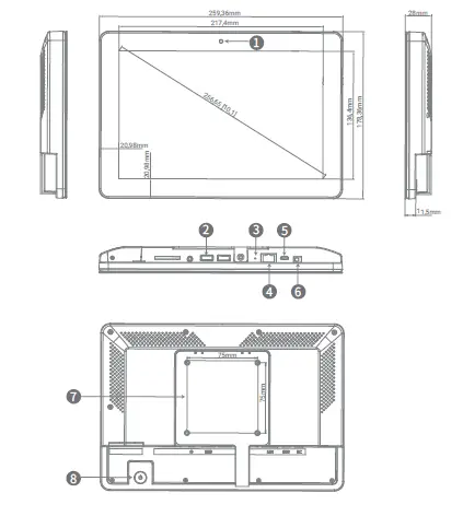 Yeastar-DS7310-Room-Display-FIG-1