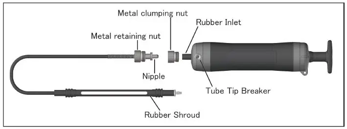 GASTEC 351A-30 30m Extension Hose 1
