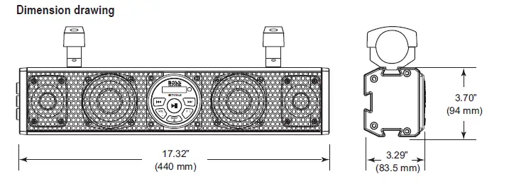 BOSS-AUDIO-BRT17SLR-Bluetooth-17-Inch-Amplified-Sound Bar- fig 12