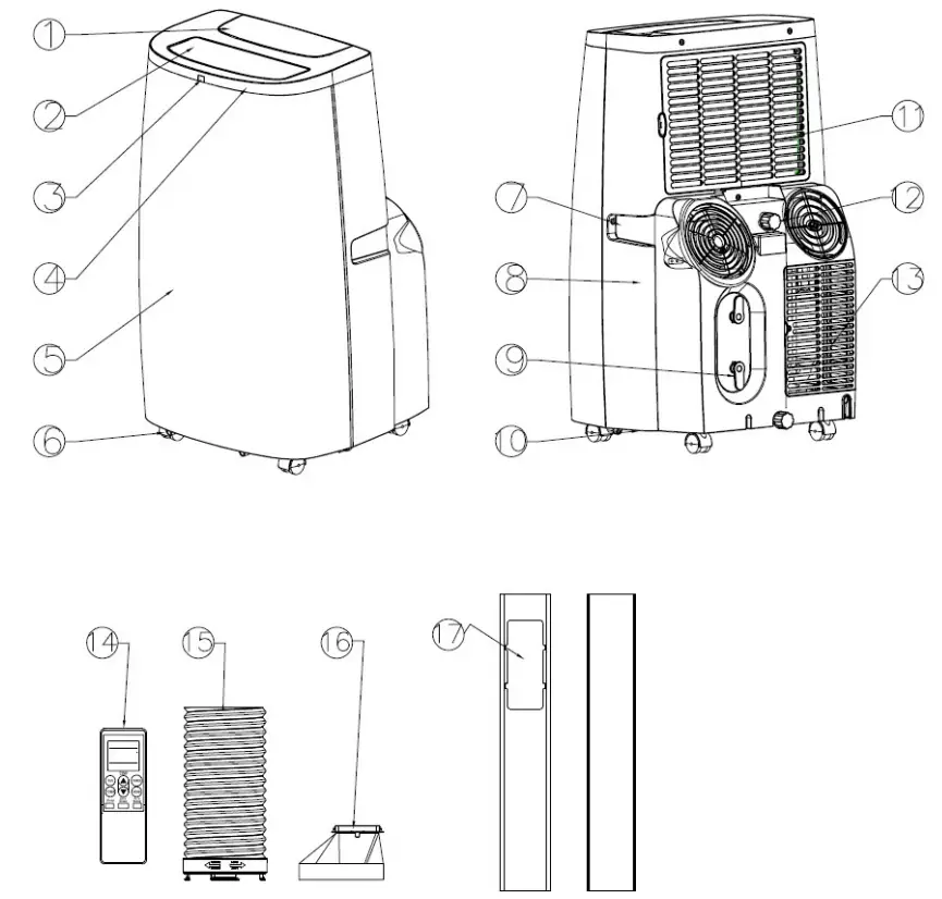 H Koenig kol7812 Portable Air Conditioner - fig