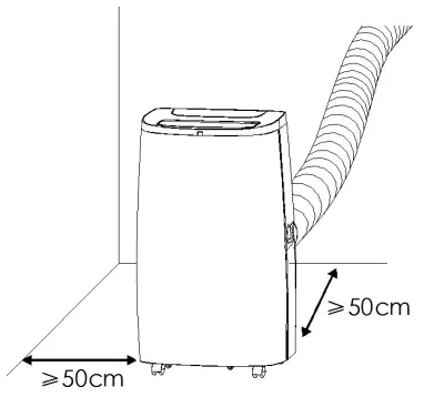 H Koenig kol7812 Portable Air Conditioner - objects
