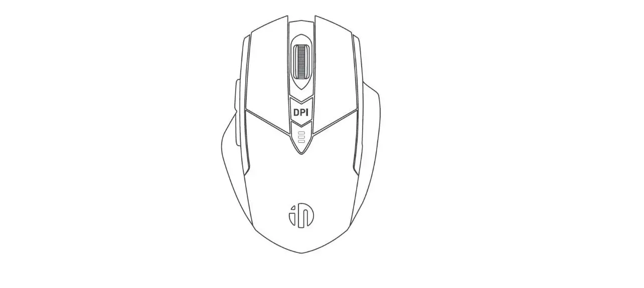Inphic Pm6 Pro Wireless Three Mode Power Display Mouse User Manual