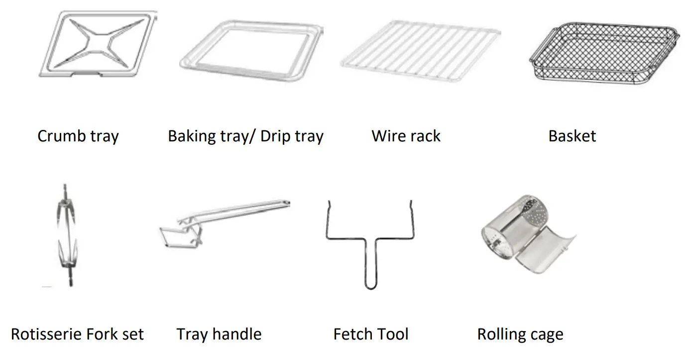 Healthy Choice AFOD2600 25L Digital Air Fryer Convection - fig