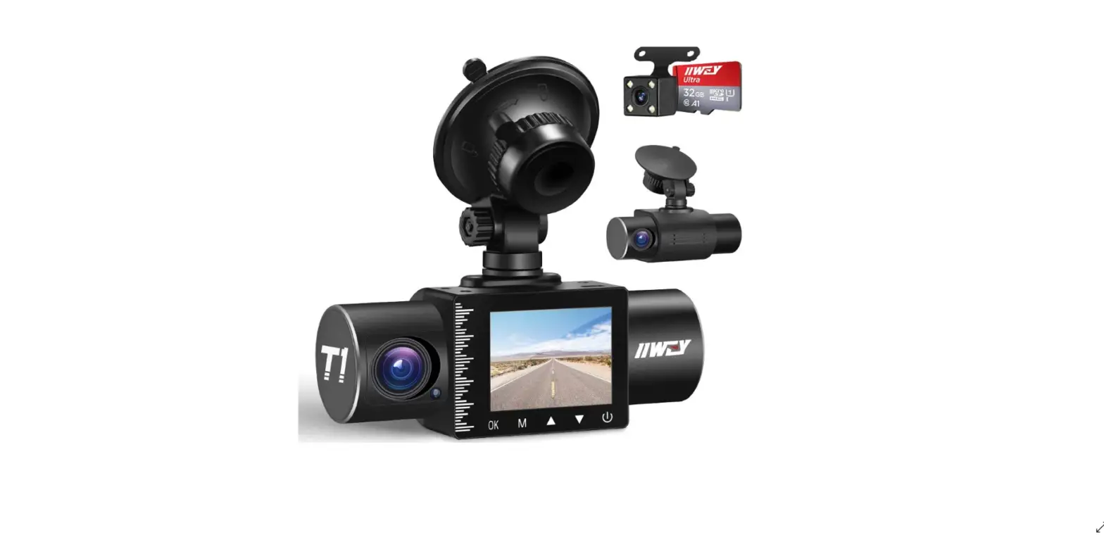 Iiwey T1 Dash Cam Front Rear And Inside-user Instructions Iiwey T1 Dash Cam Front Rear And Inside-user Instructions