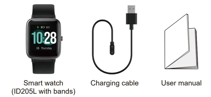 KENTFAITH-ID205L-Bluetooth-HD-Screen-Smart-Watch-Wearable-Tracker-1