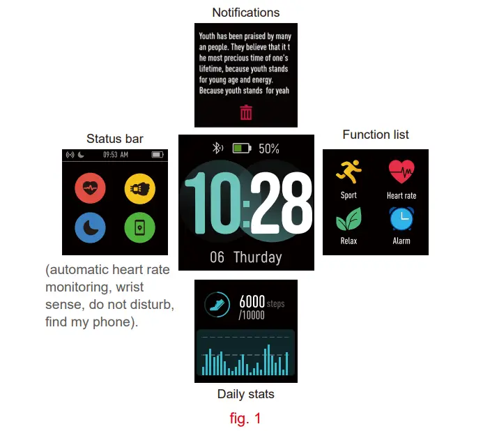 KENTFAITH-ID205L-Bluetooth-HD-Screen-Smart-Watch-Wearable-Tracker-18