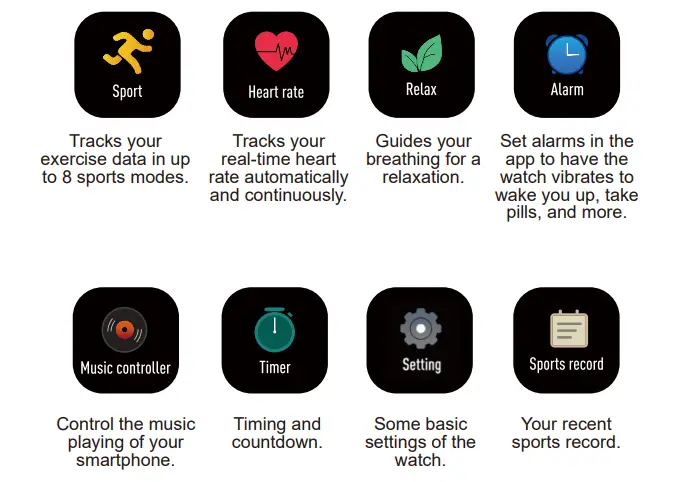 KENTFAITH-ID205L-Bluetooth-HD-Screen-Smart-Watch-Wearable-Tracker-20