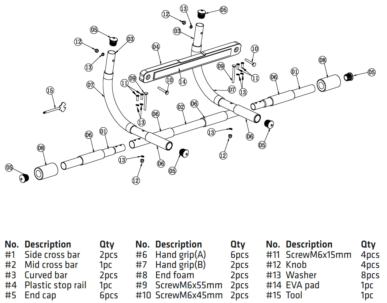 UFC Door Gym Ultimate Training User Manual - ASSEMBLY