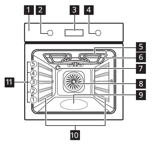 IKEA-Smaksak-Convection-Oven-With-Pyrolytic-Cleaning-Stainless-Steel-FIG-9