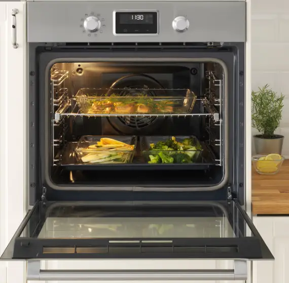 IKEA-Smaksak-Convection-Oven-With-Pyrolytic-Cleaning-Stainless-Steel