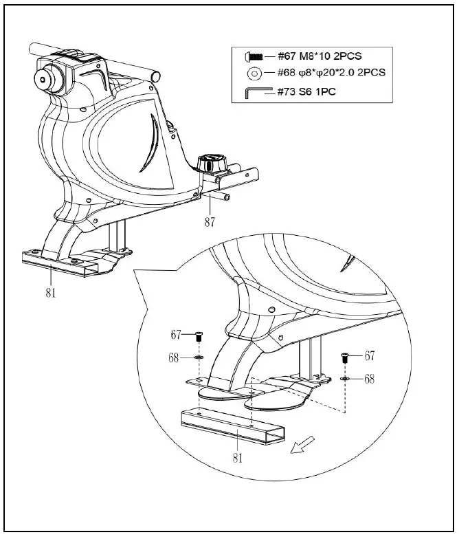 SUNNY-Health-Fitness-SF-RW5935-Dualrower-Rowing-Machine-fig-3