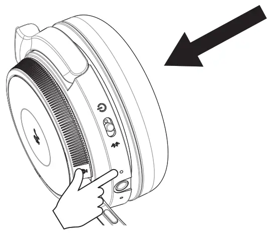 J BURROWS JB19BF18 Wireless Pro Headphones with Boom Mic - LED light