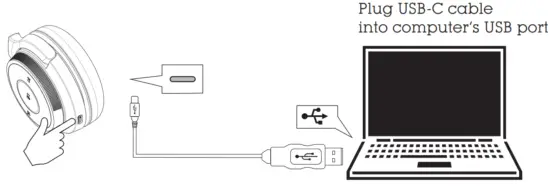 J BURROWS JB19BF18 Wireless Pro Headphones with Boom Mic - USB