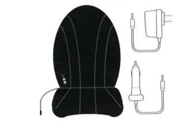 NuvoMed NVSC-4 Heated Seat Cushion Massager - PACKAGE CONTENTS