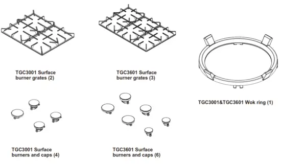 THOR TGC3601 Professional Drop In Gas Cooktop - fig 4