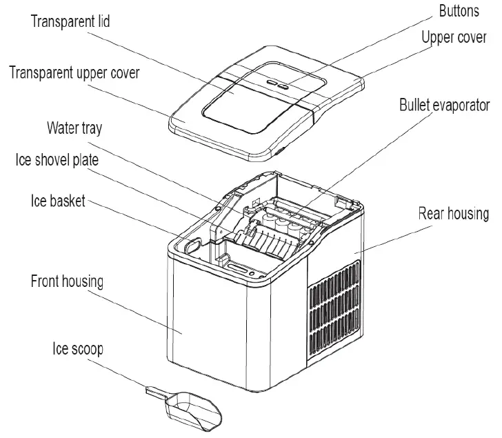 H-Koenig-Weasy-igloo8-Ice-Maker-fig-1