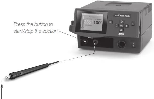 JBC JNAU Series JNAU-9A High-Precision Hot Air Control Unit - Packing List11