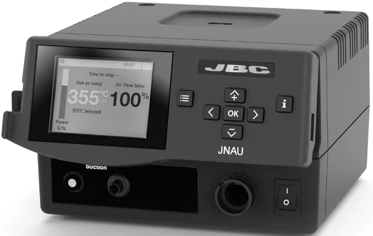 JBC JNAU Series JNAU-9A High-Precision Hot Air Control Unit