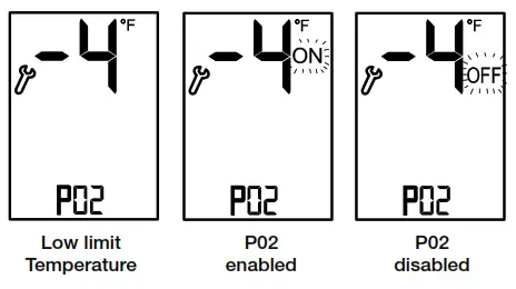 STELPRO PYROBOX3 Control Panel For Snow Melting System - LOWER LIMIT TEMPERATURE FOR HEATING