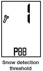 STELPRO PYROBOX3 Control Panel For Snow Melting System - SNOW DETECTION THRESHOLD