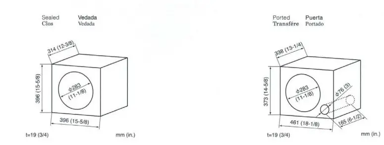 Pioneer TS A301S4 12 Inch 4-ohm Component Subwoofer - figure 13