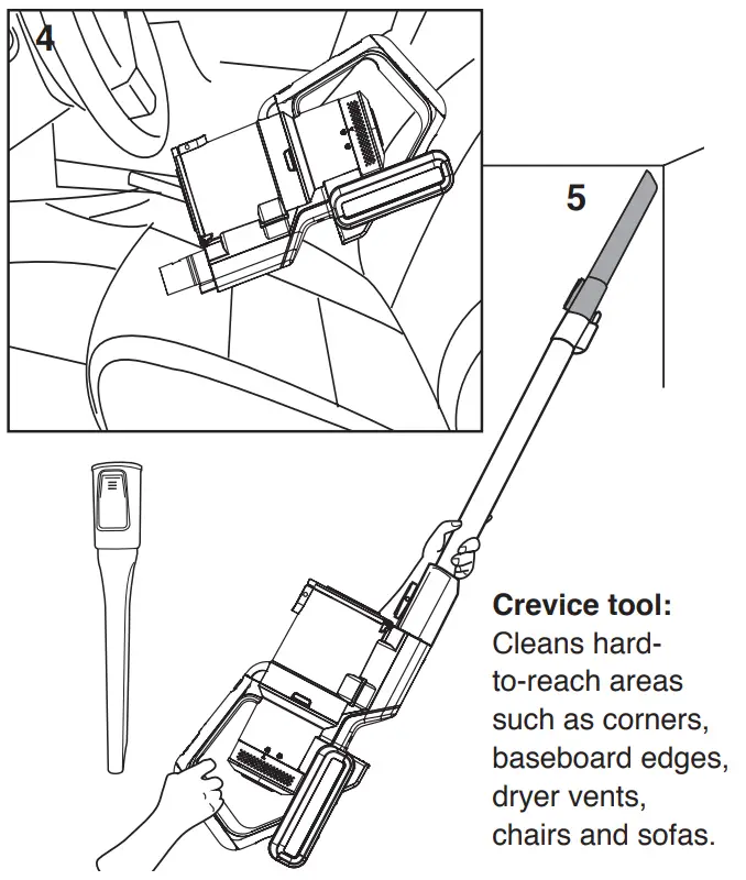 eureka NEC180 Series RapidClean Pro Lightweight Cordless Vacuum Cleaner - fig8
