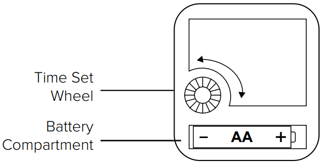 LA CROSSE TECHNOLOGY 4353256 Lighted Geometric Leaf Wall Clock - FIG 1