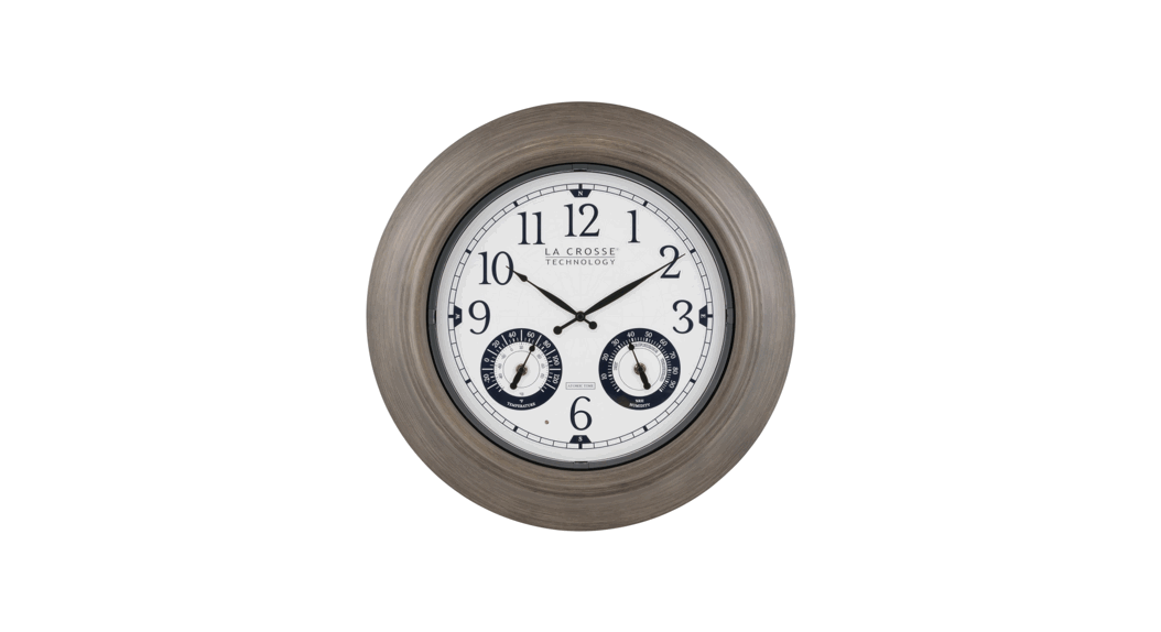 La Crosse Technology 435-3256 Lighted Geometric Leaf Wall Clock Instruction Manual