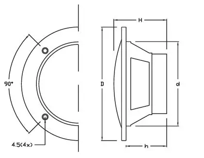 PYLE PLRGSW84WT 8 Inch Slim Waterproof Subwoofer 1