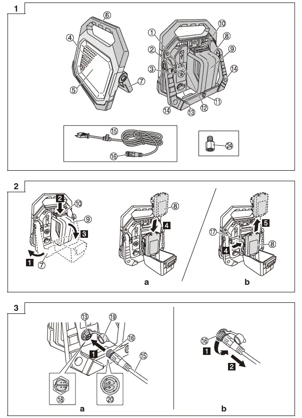 HiKOKI-UB-18DD-18V-Cordless-Work-Light-fig-1